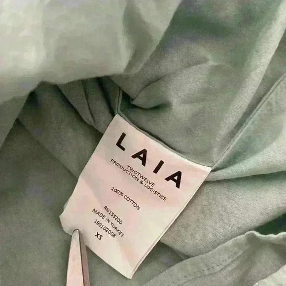 NWT Anthropologie LAIA Anthro Ashtabula Embroidered Off Shoulder Top - Picture 5 of 5